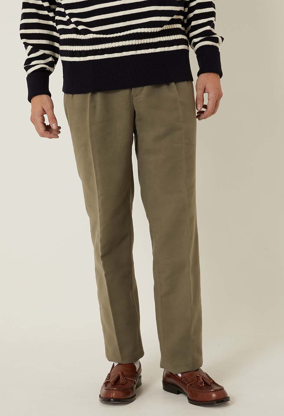 FUMIYA HIRANO /リージェント BRISBANE MOSS モールスキントラウザーズ