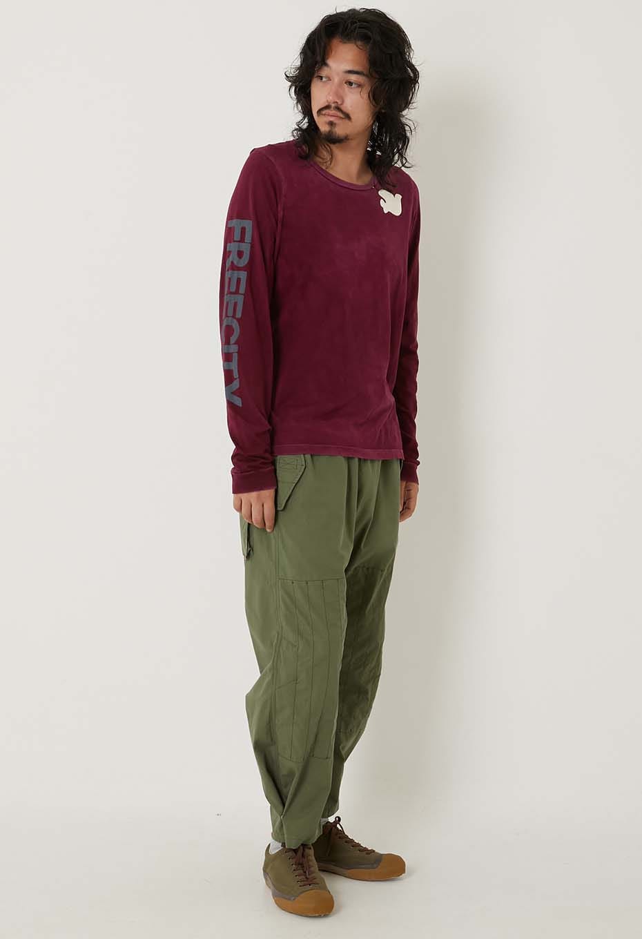 FREECITY /FCTLST145 LIFE NATURE LOVE SUPER VINTAGE LONG SLEEVE T