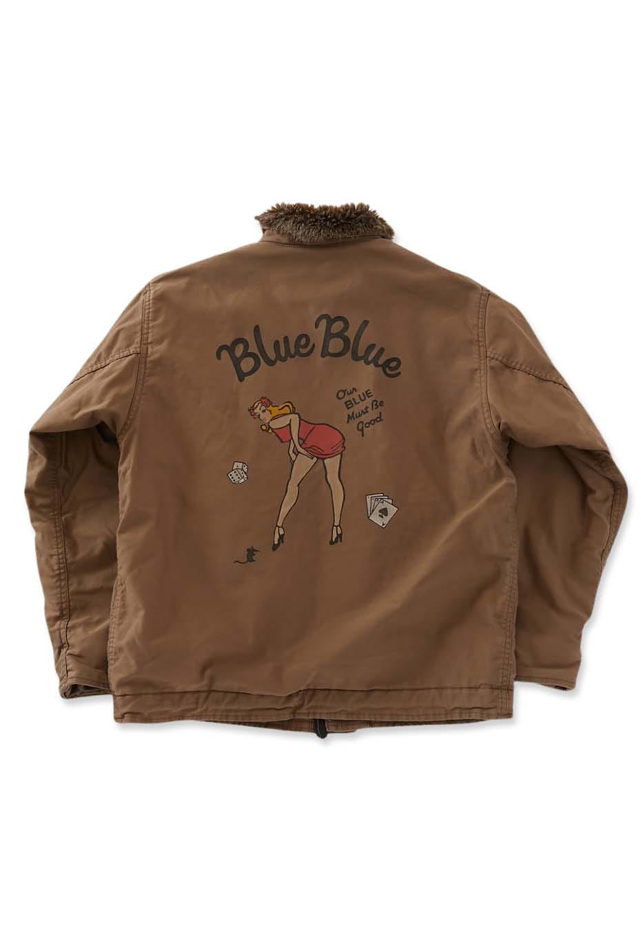 SAILOR'S DREAM プリントライトジャーマンクロスデッキジャケット