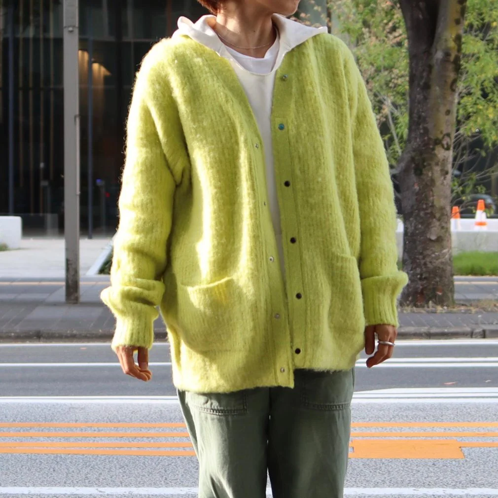 柔らかく軽やかな着心地のモヘアカーディガン | HOLLYWOOD RANCH