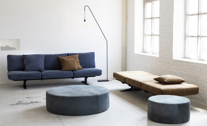 Leather Pouf - Large – Hygge Life