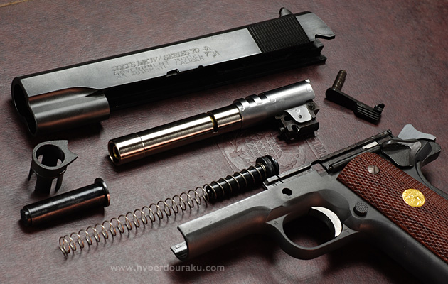 コルト ガバメント シリーズ70 カーボンブラック WA ガスガン エアガン