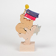 小黒三郎の組み木の五月人形：生活・くらし：百町森