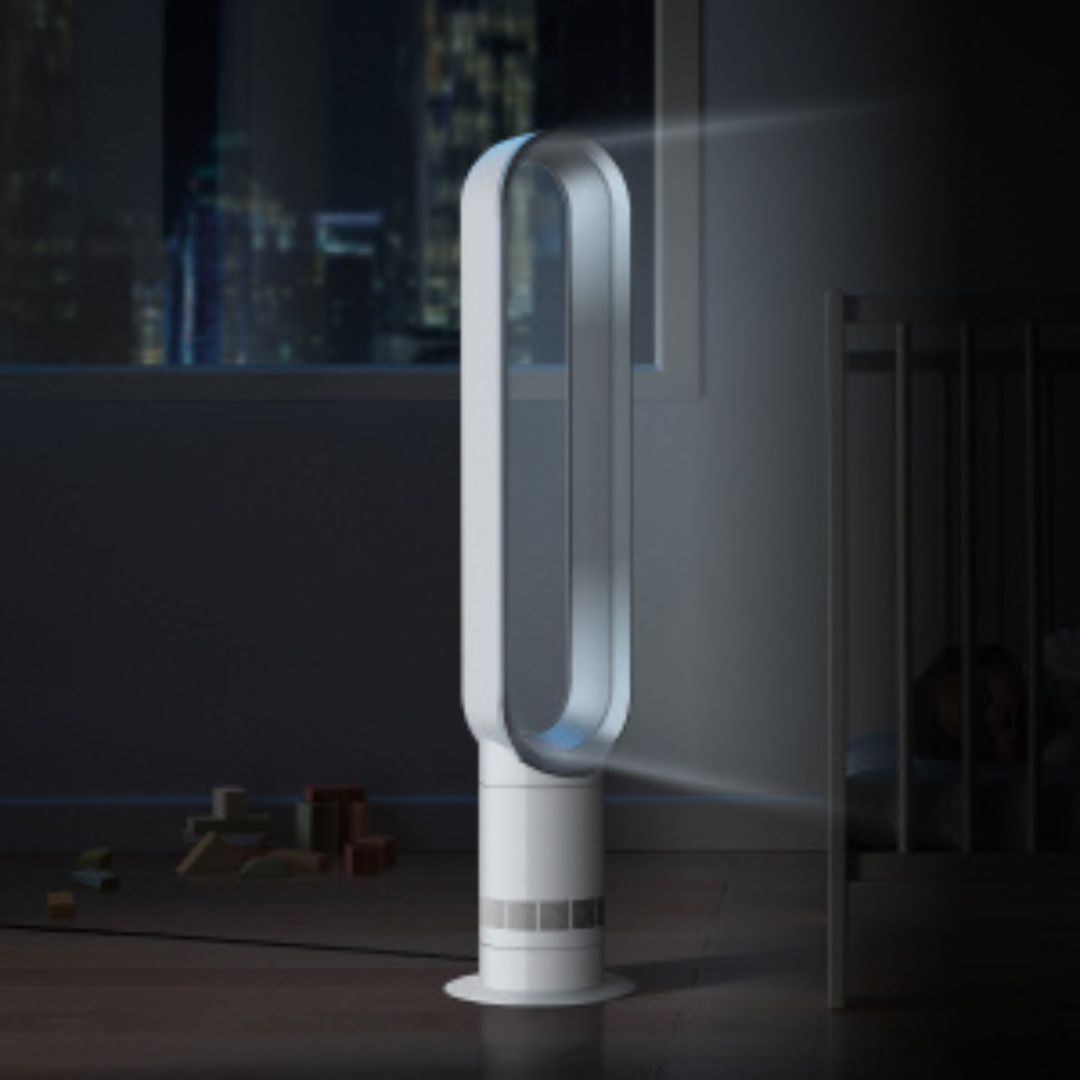 Dyson AM07 Cool tower fan in White and silver 300910-01