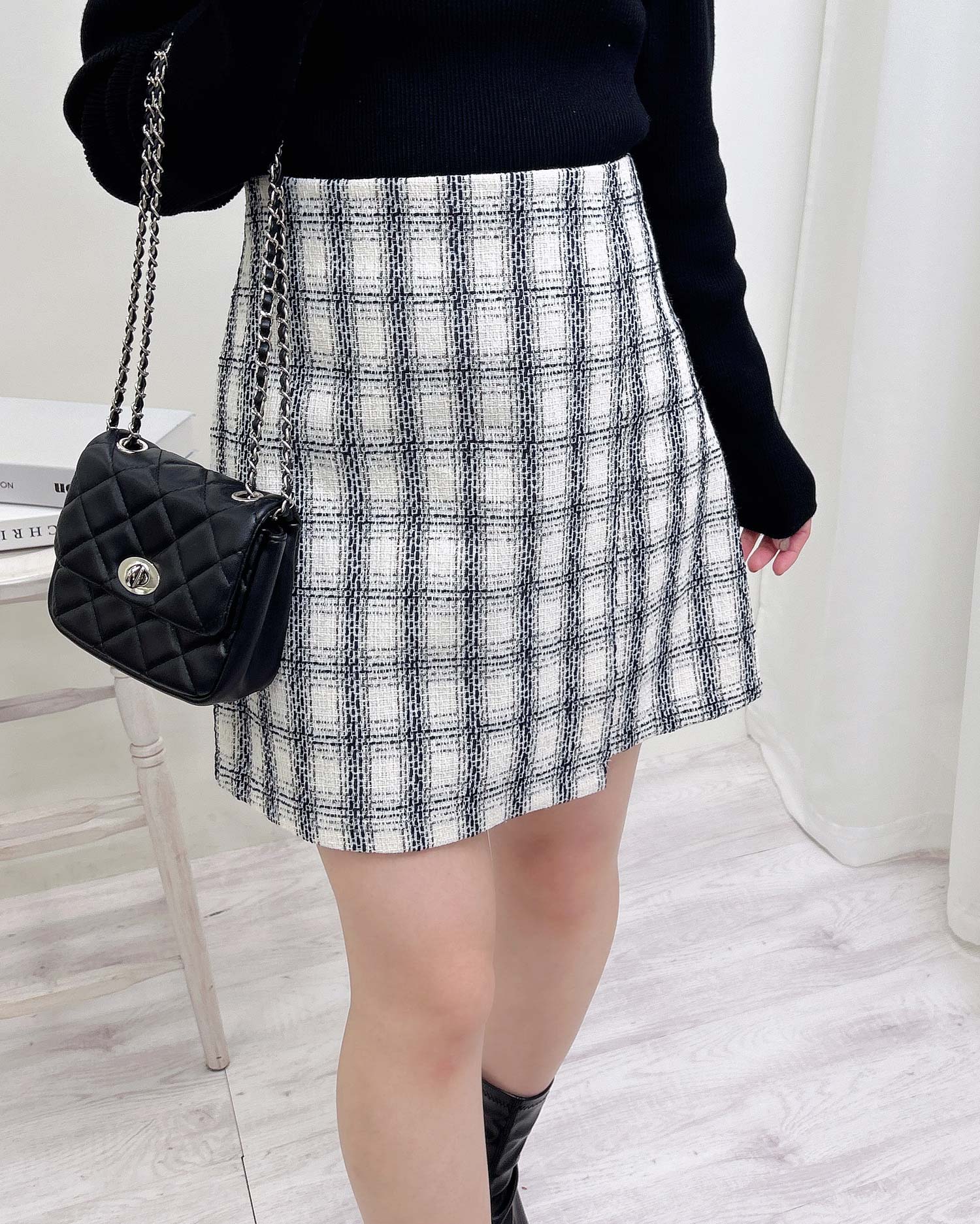 ツイードチェックラップスカパン｜INGNI(イング) 公式通販｜INGNI STORE