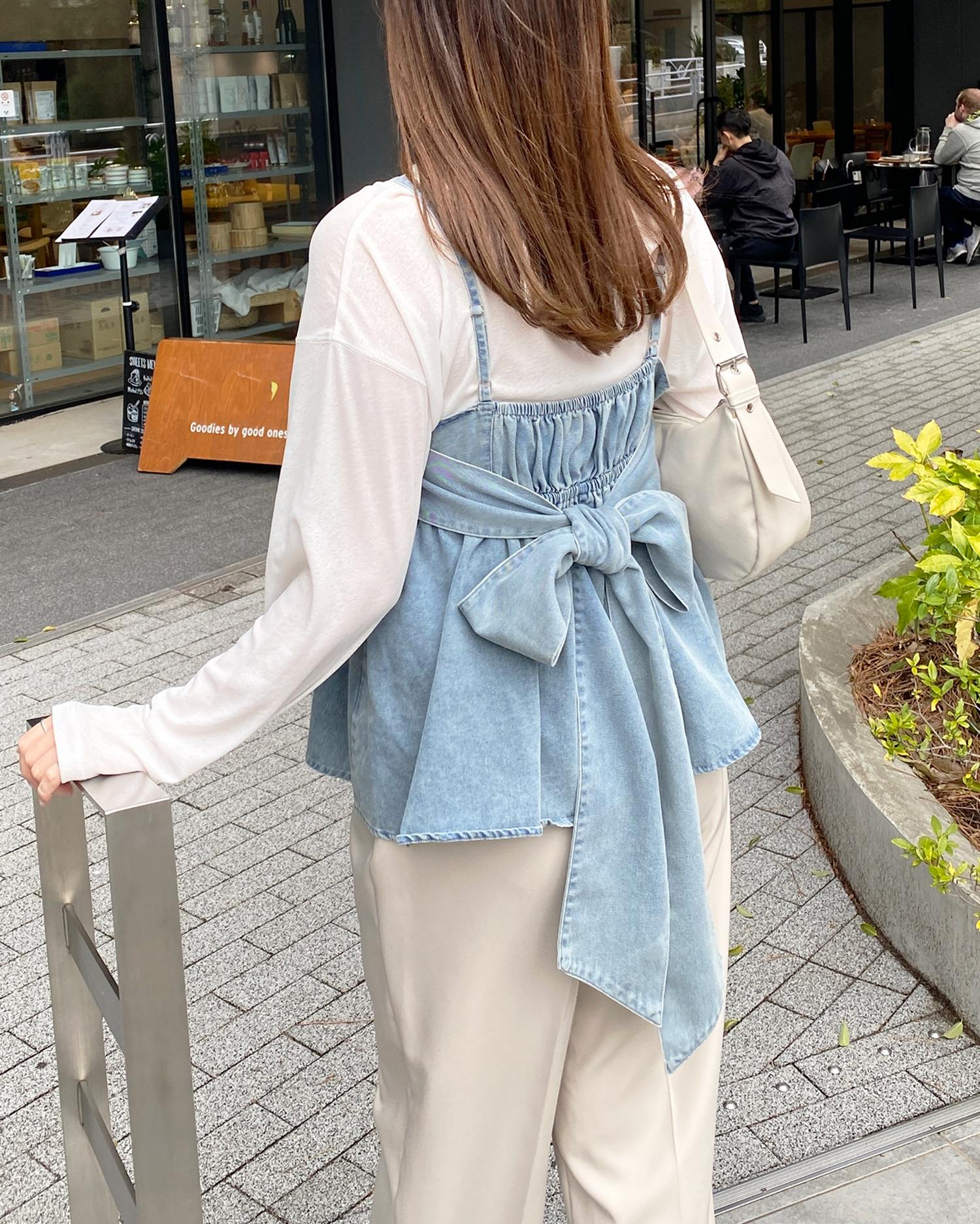 2Wayリボンデニムキャミソール｜INGNI(イング) 公式通販｜INGNI STORE