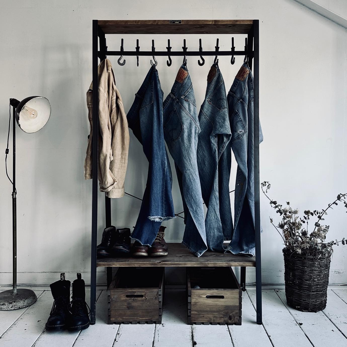 ROUGH DENIM HOOK-SH-059 / 大阪・堀江・家具屋・ヴィンテージ