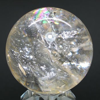 トップクォリティ]レインボーシトリン丸玉/スフィア（49.8mm） - 埼玉
