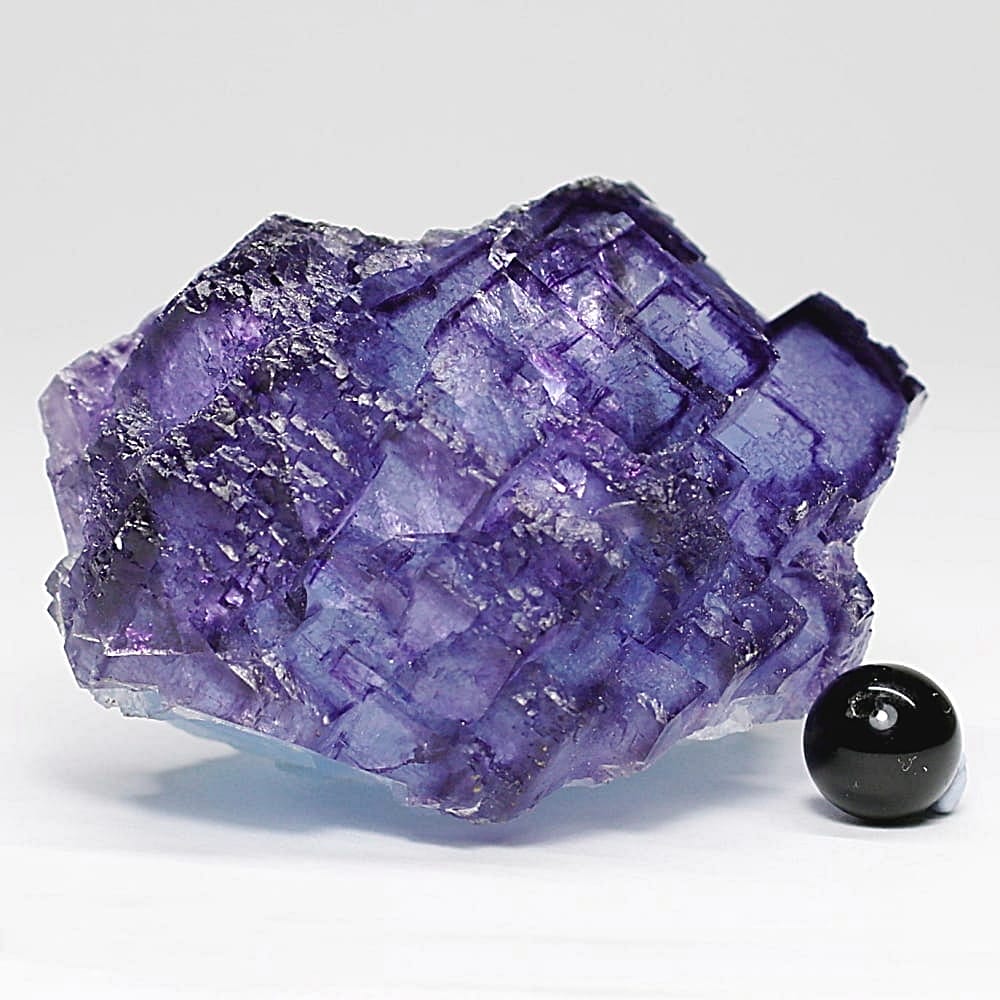 中国/湖南省]瑶崗仙鉱山(ヤオガンシャン)産フローライト結晶原石（天然