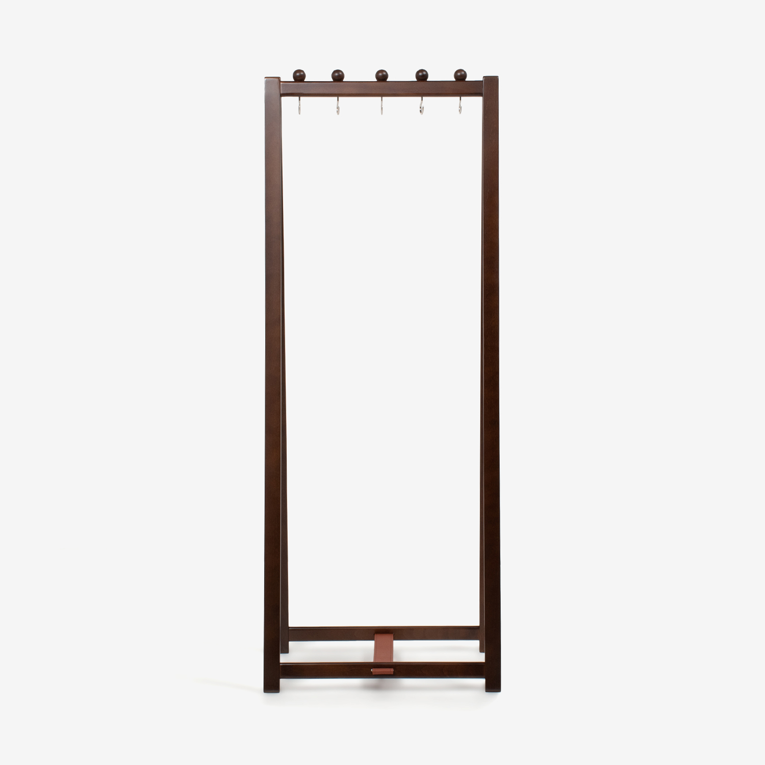 秋田木工 ハンガーラック「3000」ブナ材ウォールナット色 | 【公式