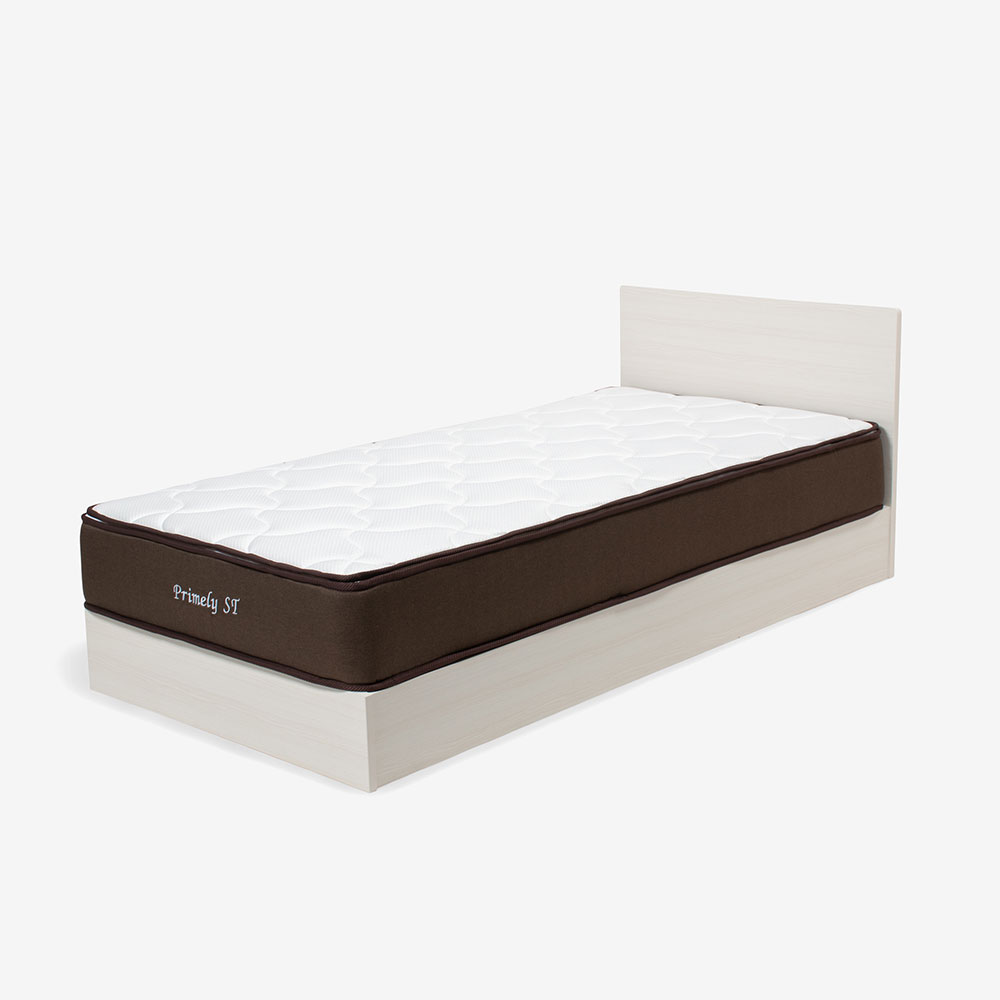 ベッドフレーム 「エリートR SC」薄宮付き・引き出し無し 全2色