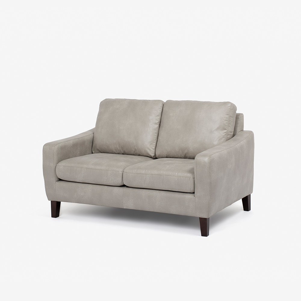 ラブソファ 2人掛け「イブ SD-294C」幅140cm 布#K20 グレージュ色 脚部