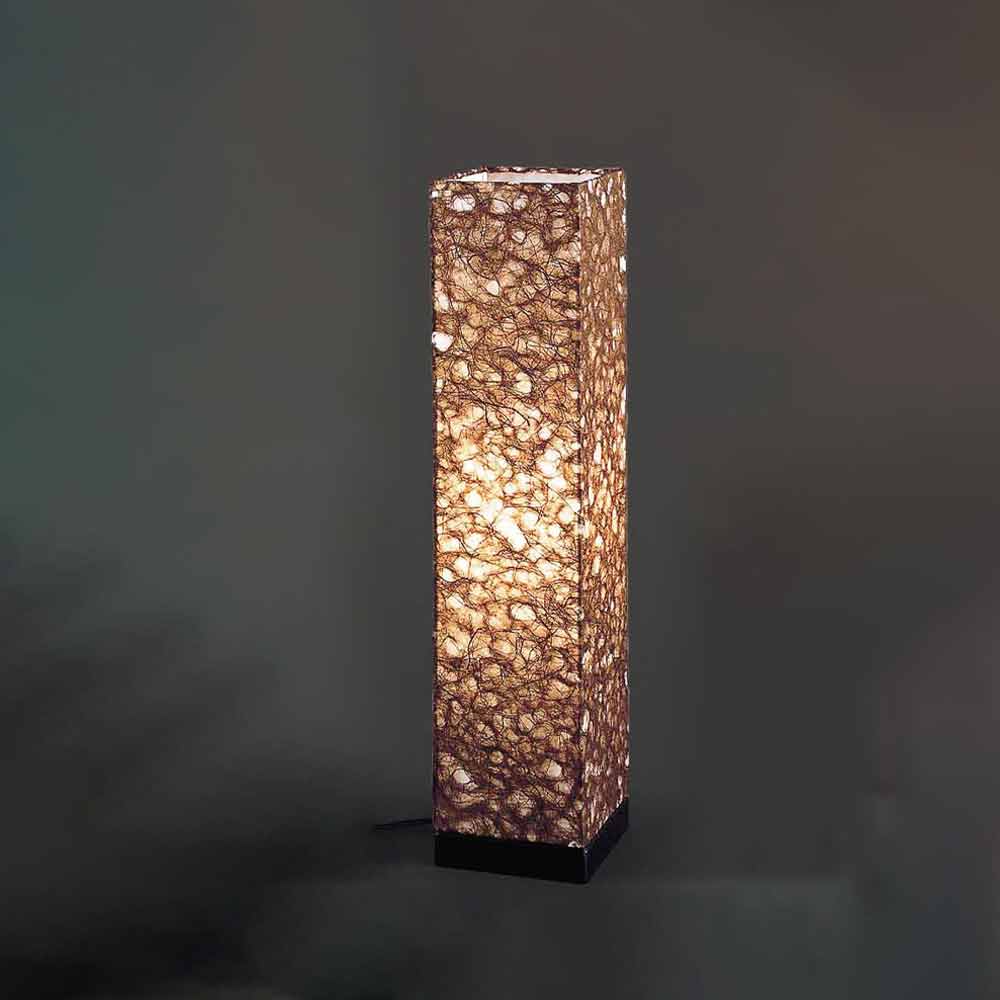 フロアスタンド「F3181LE-DB」オーク材ダークブラウン色 高さ130cm