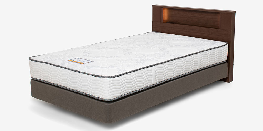 SIMMONS（シモンズ）ベッドフレーム「オラール スリムシェルフ」ダブル