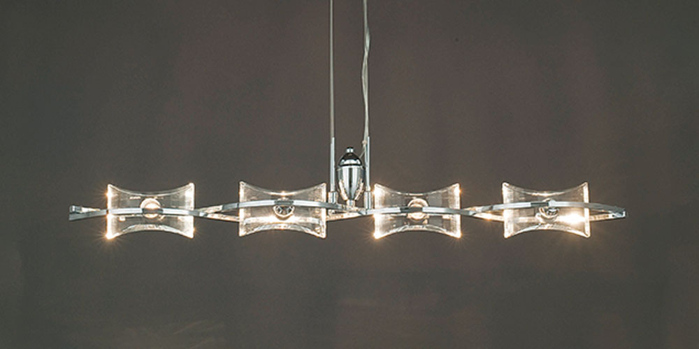 クリアシャンデリア 照明 大塚家具 08年製 クリアシャンデリア 照明