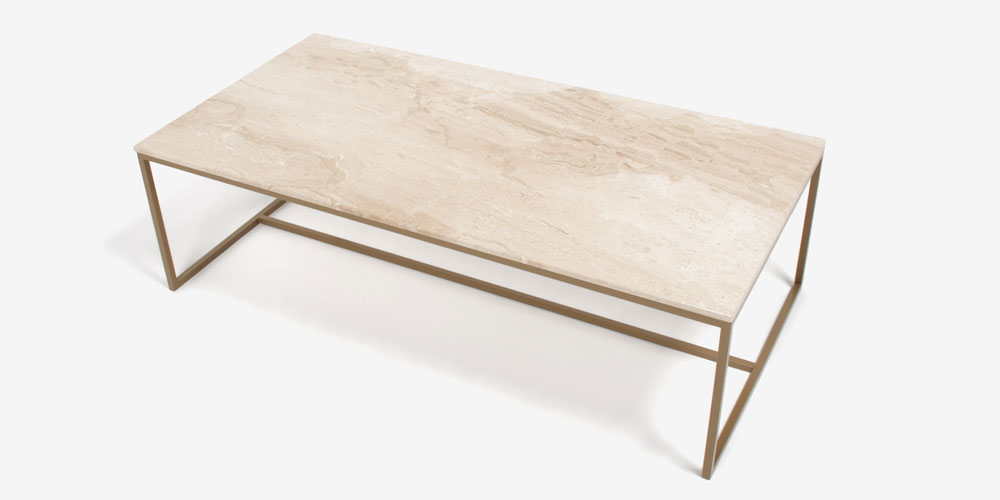センターテーブル「7118」天然石 ベージュカラーラ | 【公式】大塚家具