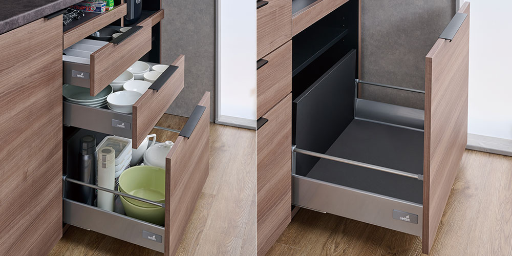 Pamouna（パモウナ）キッチンカウンター「IDA-S1200R下台」幅120cm