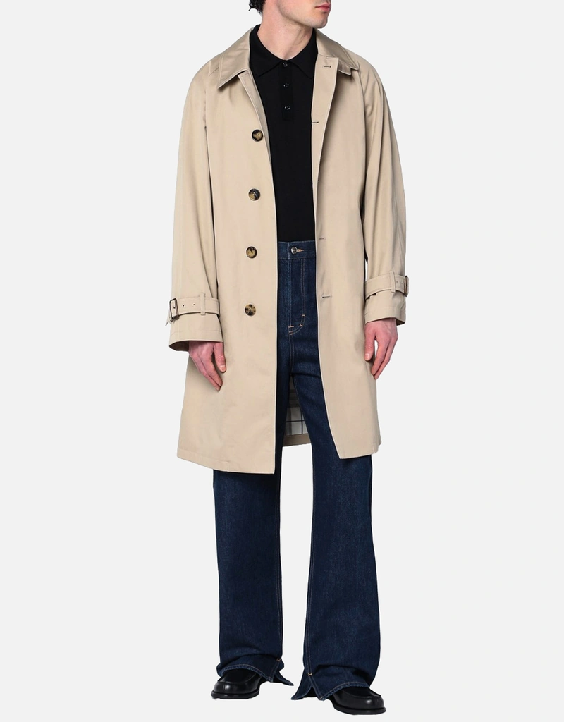 Burberry ベージュコットントレンチコートベルト付き (すべての新品