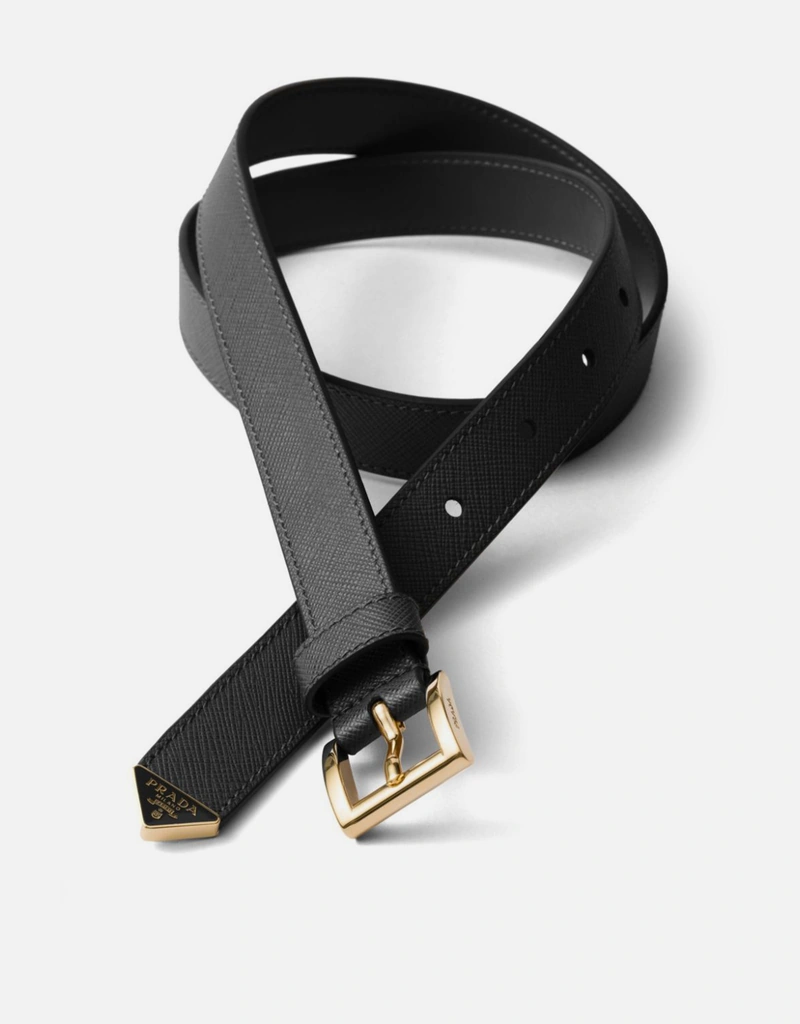 Prada サフィアーノレザーベルト (すべての新品) IFCHIC.COM