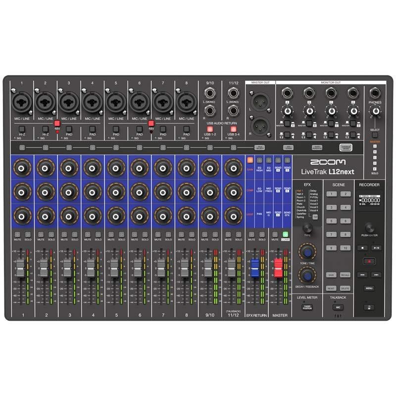 ZOOM LiveTrak L12next (ライブトラック)(ミキサー)(レコーダー