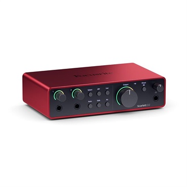 Focusrite Scarlett 2i2 gen4 (Cubase LE付属)(2in2out・USB-C