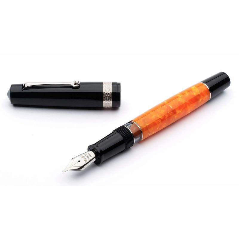 レオナルド モーメントマジコ DNA 万年筆 スチールニブ （ロジウム