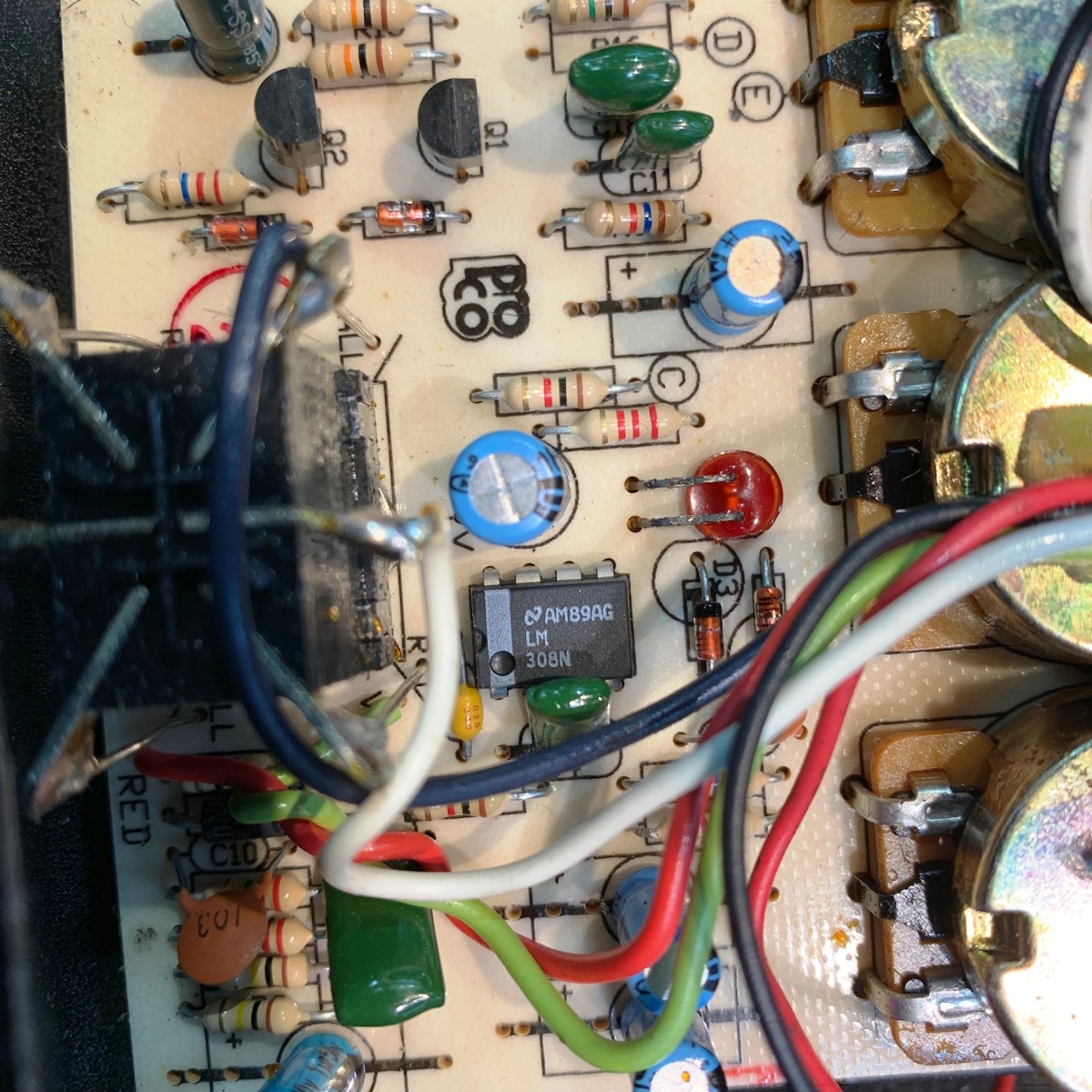 proco RAT 2 リベットLM308n USA製 RAT2 PROCO made in USA LM308N