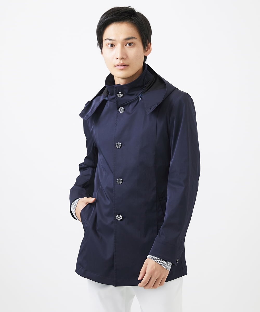 残りわずか！/在庫限り/秋春着用可能】フード着脱ショートコート