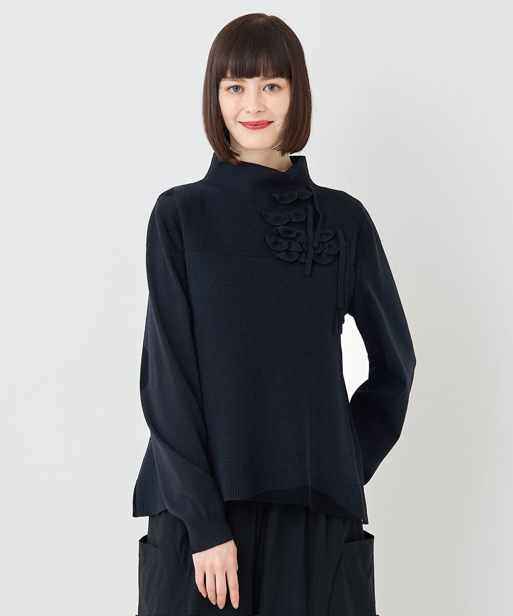 スカラップデザインニット(ニット・セーター) | HIROKO BIS(ヒロコ