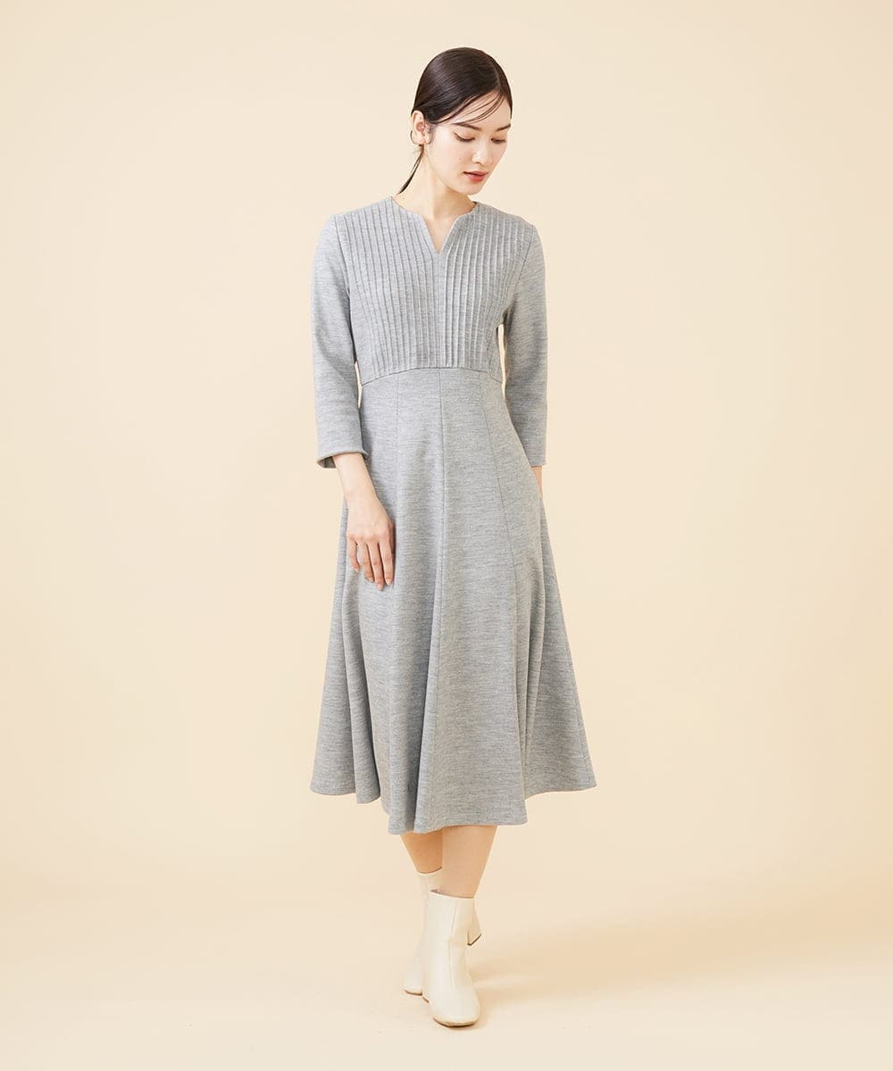 ピンタックラインフレアドレス(ワンピース) | Sybilla(シビラ