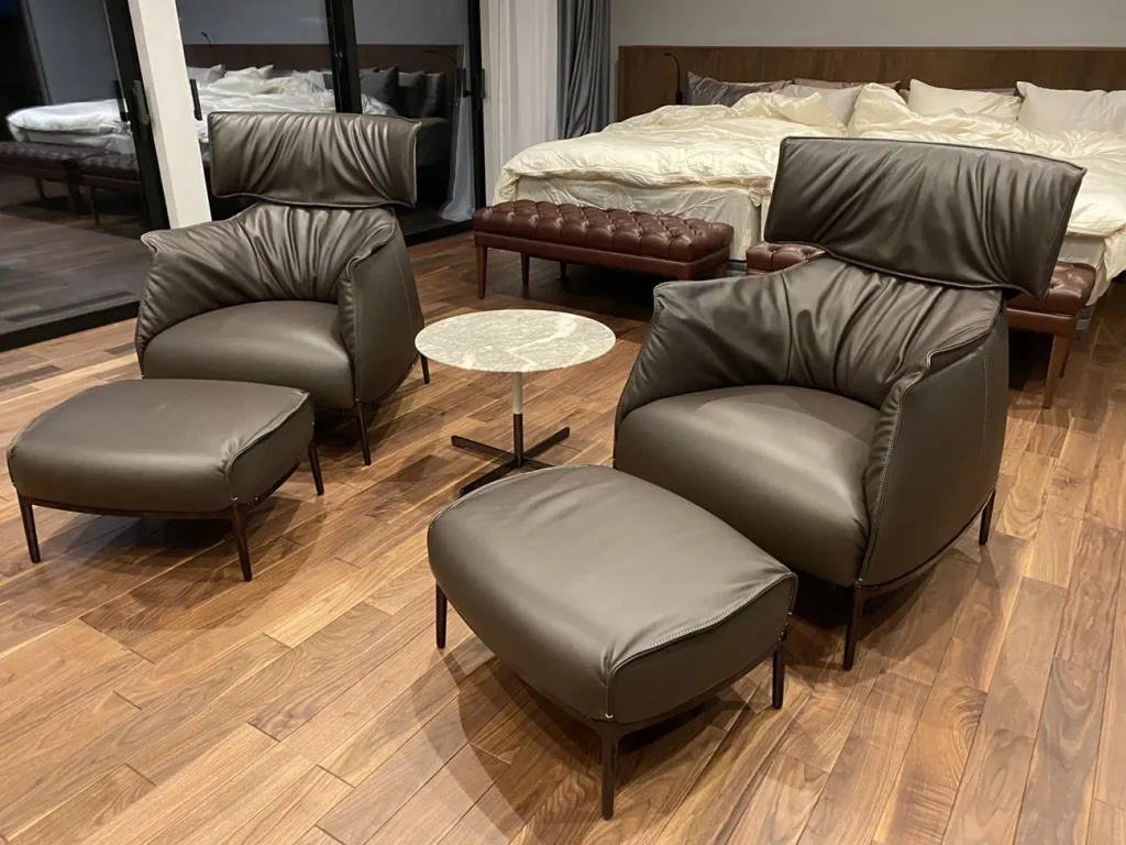 納品事例 Poltrona Frau ARCHIBALD KING アームチェア - ILDESIGN