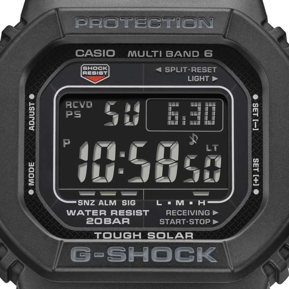 Casio Men's G-SHOCK 20 Bar Waterproof Solar Radio GW-M5610 Series