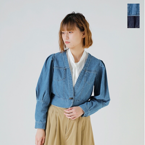 Si-Si-Si スースースー コットン デニム ヴィクトリアン ジャケット