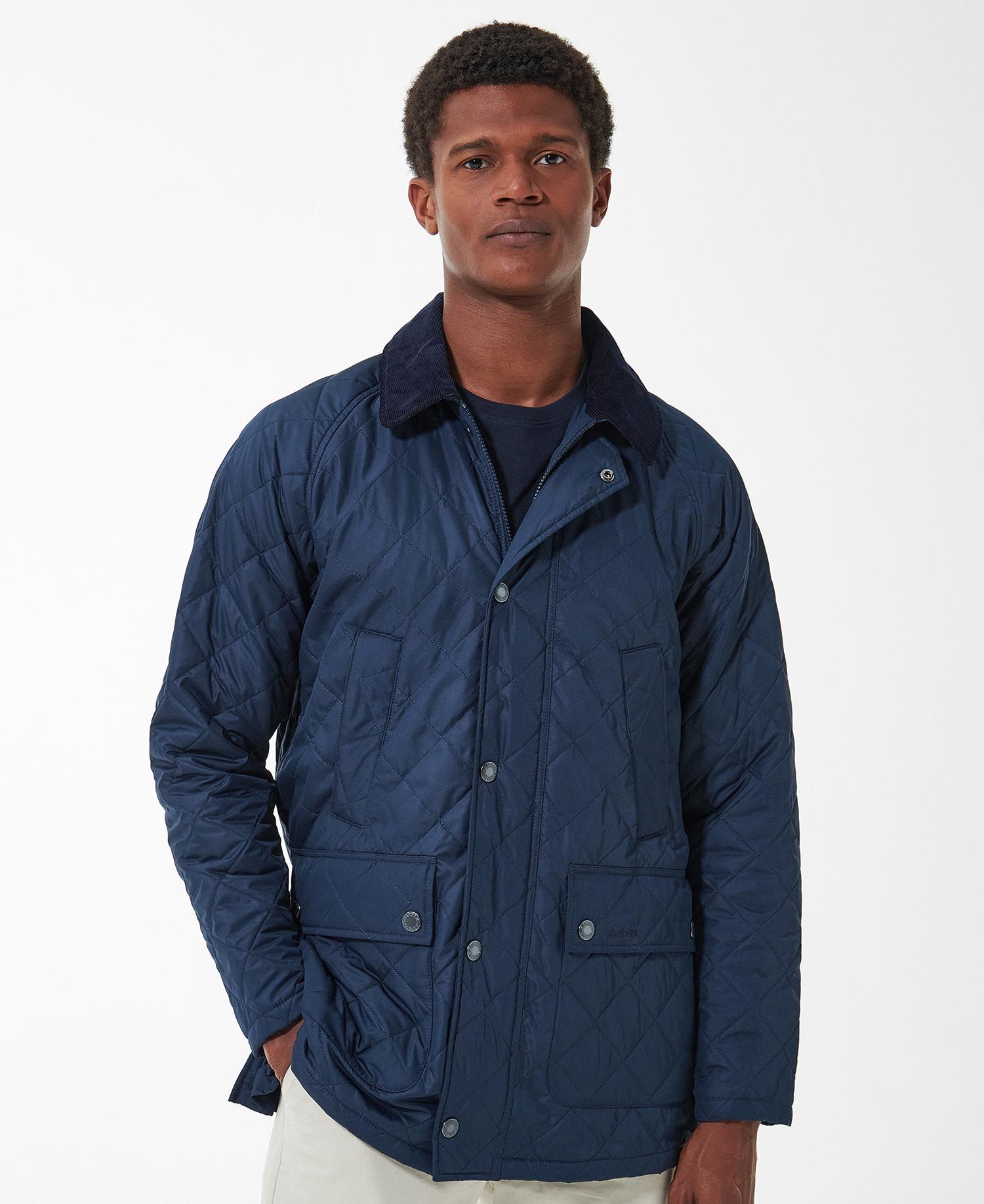 Barbour Ashby Polarquilt Jacket - Navy – John Hyatt Clothing