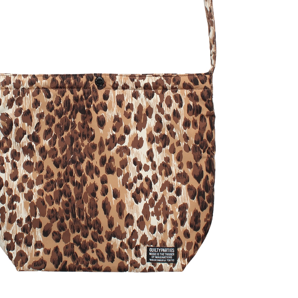 WACKO MARIA/SPEAK EASY / LEOPARD SHOULDER BAG（BEIGE）［レオパード
