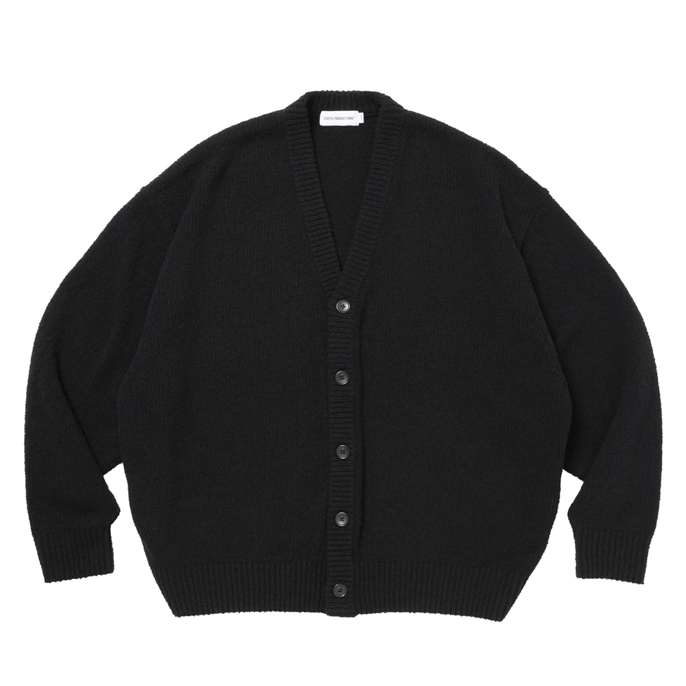 COOTIE PRODUCTIONS/N/C Boucle Knit Cardigan（Black）［ニット