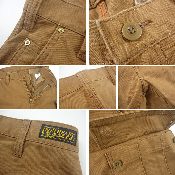 IRON HEART アイアンハート ヘビーサージ カーゴショートパンツ 724 -JOE-