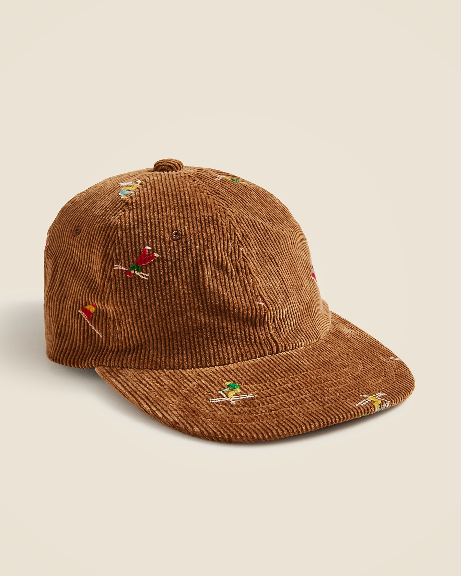 BEAMS PLUS Six-panel Embroidered Corduroy Ski Cap For Men | J.Crew