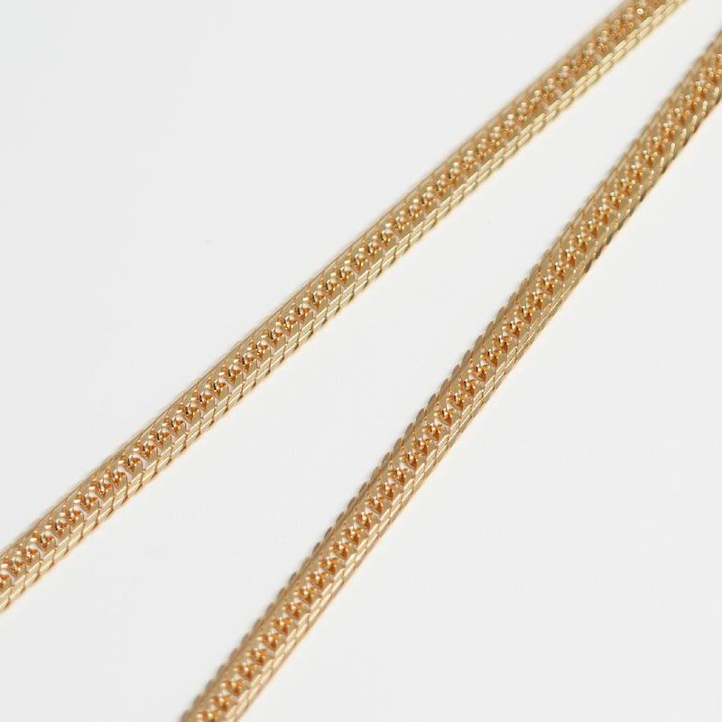喜平 ネックレス K18 トリプル Mカット 25g 50cm 造幣局検定マーク