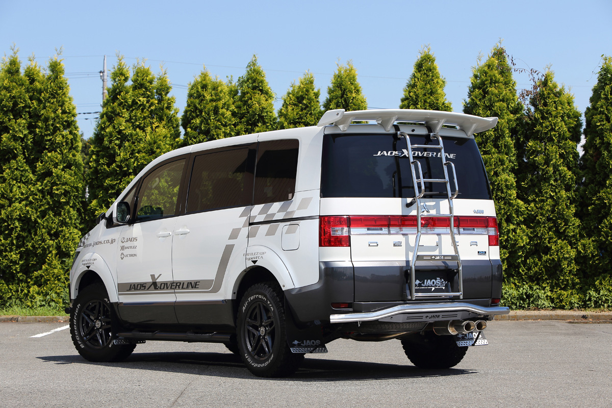 JAOS リヤスキッドバー ポリッシュ／ブラック デリカ D:5｜株式会社