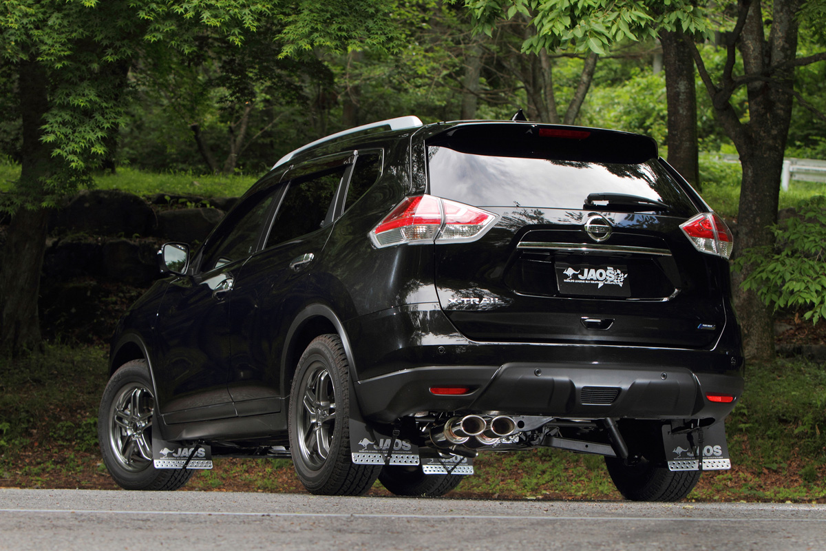 JAOS マッドガードⅢ リヤセット ブラック エクストレイル T32系｜株式