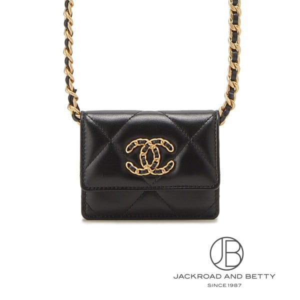 19 ミニ チェーン ウォレット ブラック 黒[AP2409 B04852 94305] 19