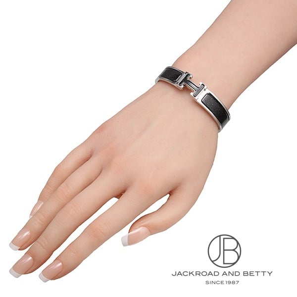 クリックH ブレスレット PM グリッター ノワール ブラック 黒[] Clic H