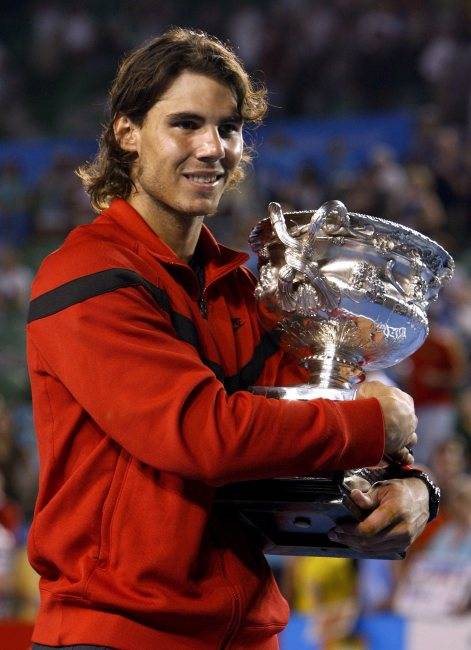 全豪オープンの男子シングルスで…：男子テニス ラファエル・ナダル