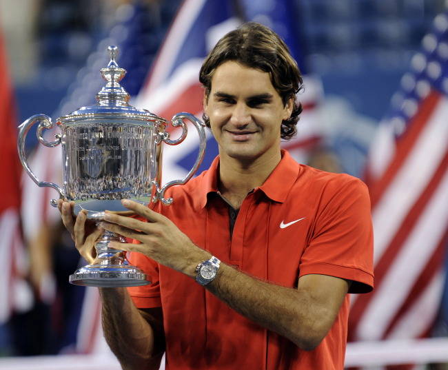 全米オープンで…：ロジャー・フェデラー 栄光のグランドスラム制覇
