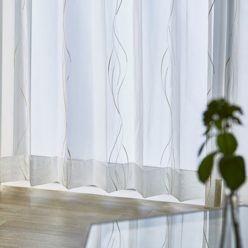 ウィート レースカーテン JE-92609 ホワイト ｜ジャストカーテン