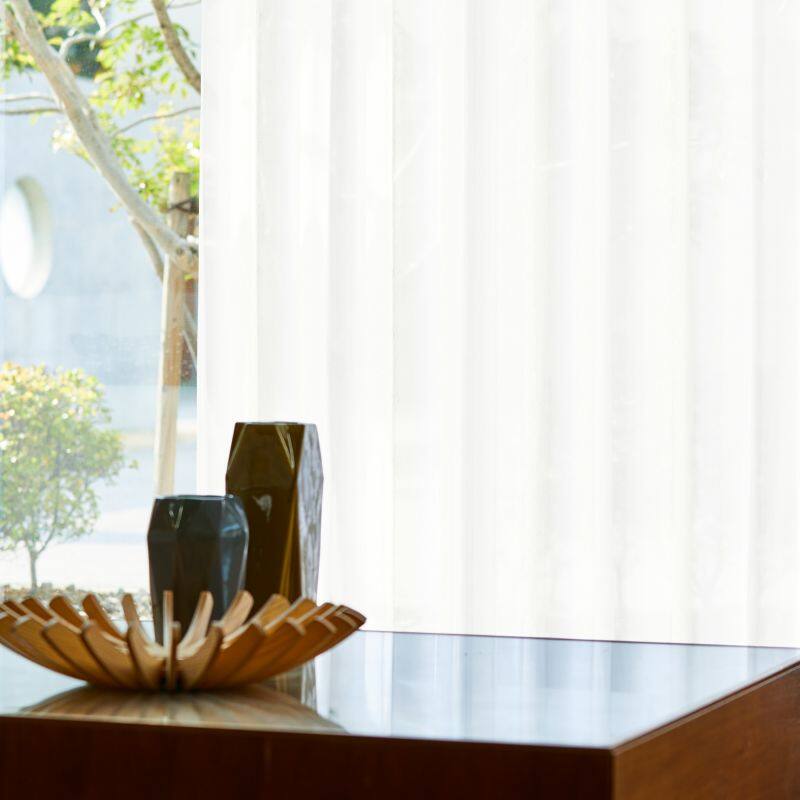 フラワーツボミ レースカーテン JD-15193 ホワイト ｜ジャストカーテン
