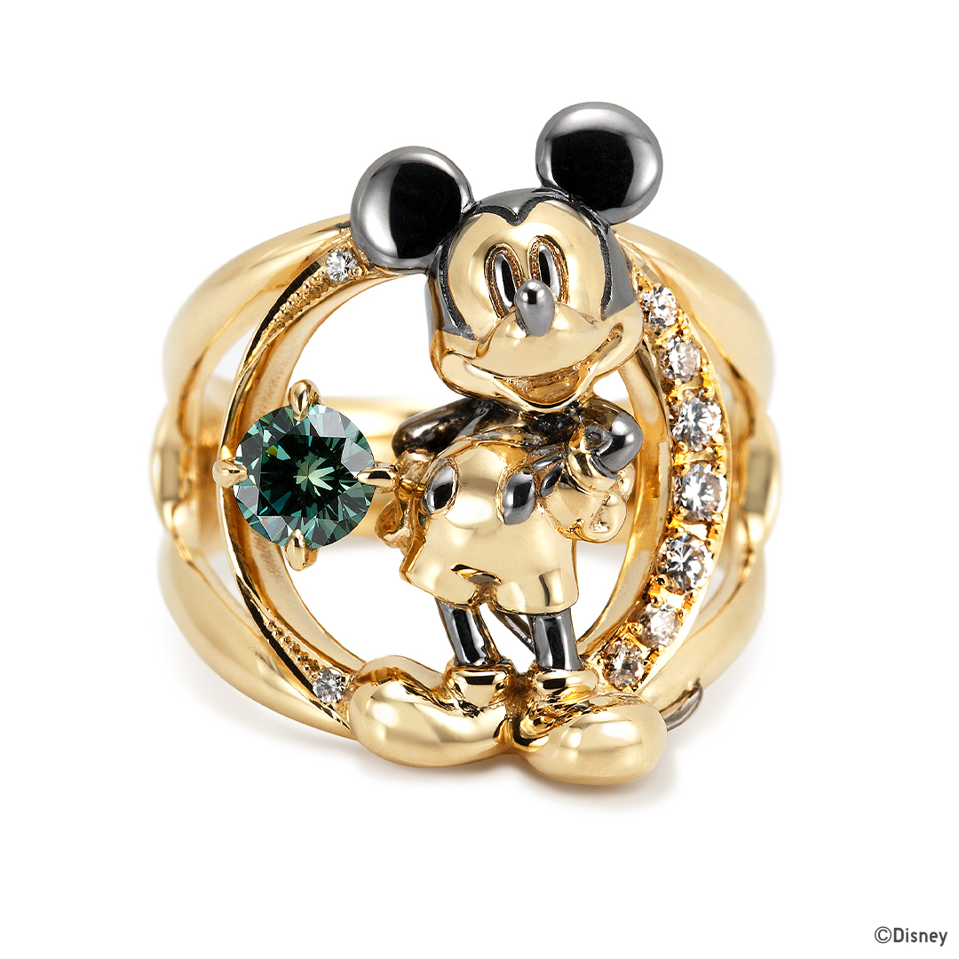 ミッキーマウス/リング[DODF-379]｜オーダーメイド（ジュエリー）