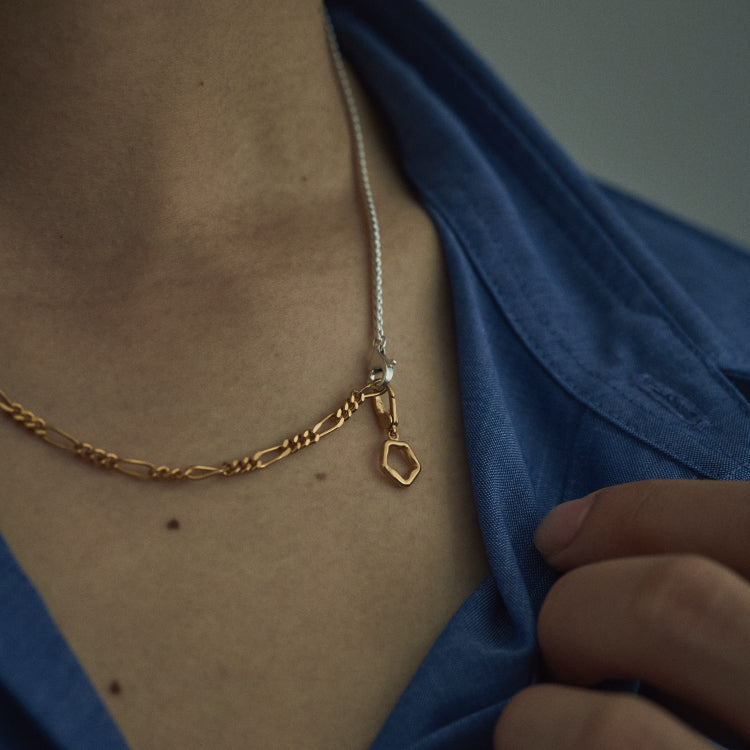 シェードコンビチェーンネックレス MIX