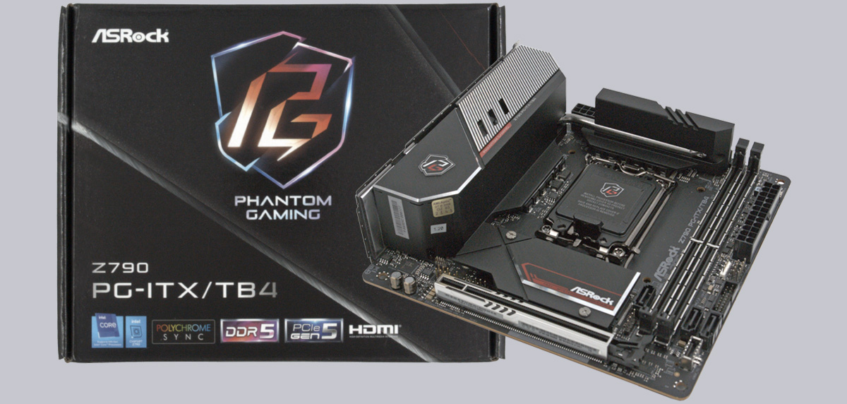 ASRock Z790 PG-ITX/TB4 Motherboard Review Layout, design and features